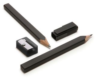 MOLESKINE 2 BLACK PENCILS + 1 SHARPENER SET