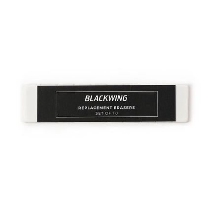 BLACKWING REPLACEMENT ERASERS PKT10 WHITE