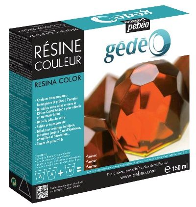 GEDEO COLOUR RESIN 150ML AMBER