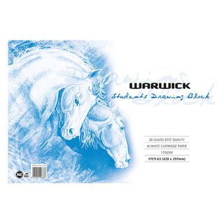 WARWICK 17C9 DRAWING REFILL PUNCHED 120GSM A3 20LF