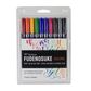 TOMBOW FUDENOSUKE COLOR HARD BRUSH PEN SET 10