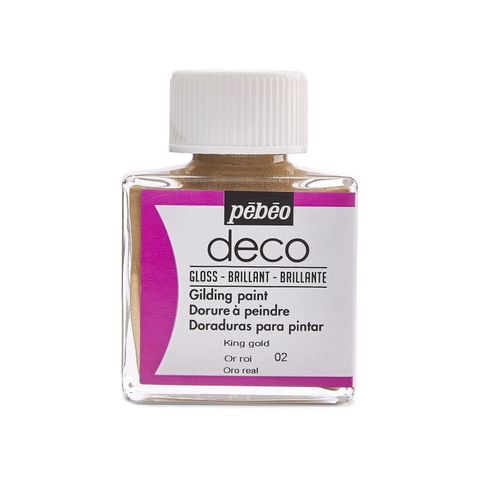 PEBEO GILDING PAINT 75ML KING GOLD