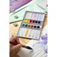 PEBEO WATERCOLOUR POCKET METAL BOX 12 HALF PAN