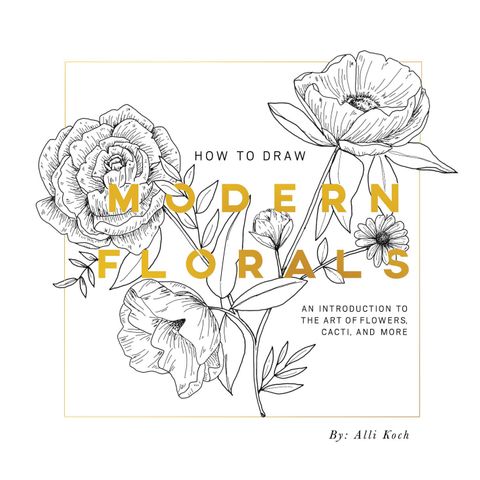 HOW TO DRAW MODERN FLORALS