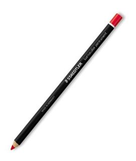 STAEDTLER LUMOCOLOR PERM GLASOCHROM PENCIL RED