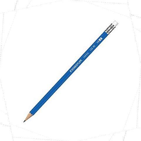 STAEDTLER NORICA PENCIL HB WITH ERASER TIP