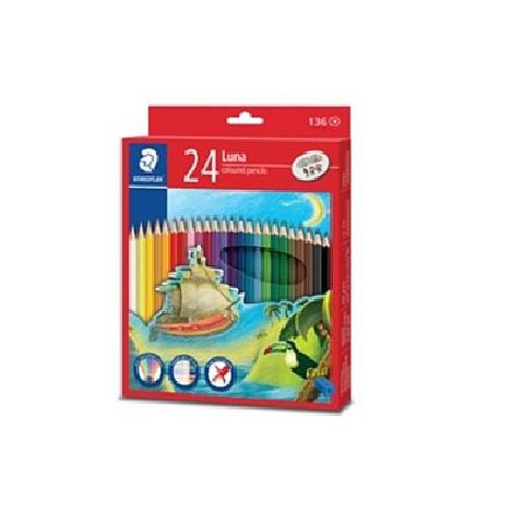 STAEDTLER LUNA PERMANENT COLOUR PENCIL SET 24