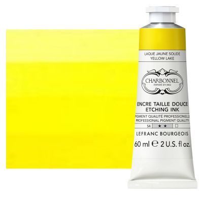 CHARBONNEL ETCHING INK 60ML PERM YELLOW LAKE S4