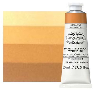 CHARBONNEL ETCHING INK 60ML YELLOW OCHRE S1