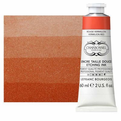 CHARBONNEL ETCHING INK 60ML VERMILLION RED S4