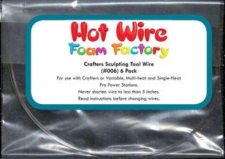 HOT WIRE FOAM CRAFT SCULPTING WIRE PKT 6