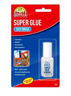 GORILA SUPER GLUE EASY BRUSH GLUE 5G