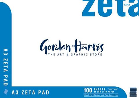 ZETA LAYOUT MARKER PAD 80G 100 SHEET A3