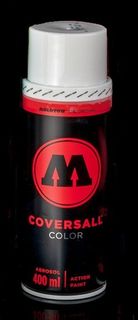 MOLOTOW COVERSALL COLOR SPRAY 400ML SIGNAL WHITE