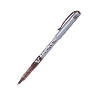 PILOT V FINELINER 0.5 FINE BROWN