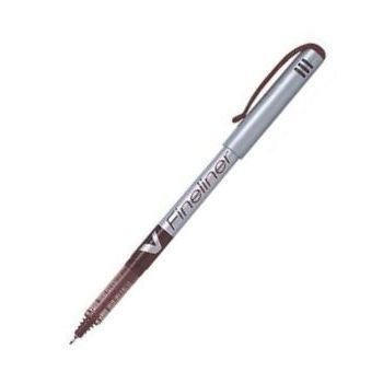 PILOT V FINELINER 0.5 FINE BROWN