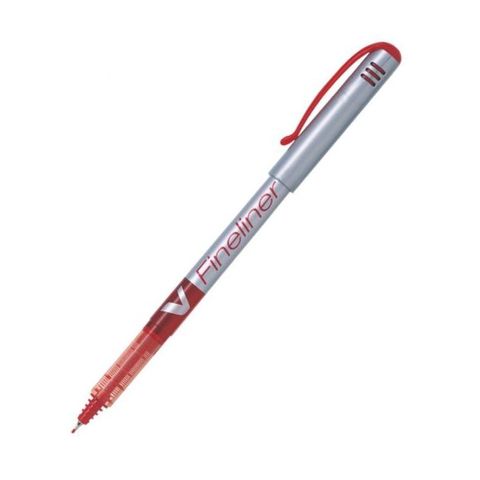 PILOT V FINELINER 0.5 FINE RED