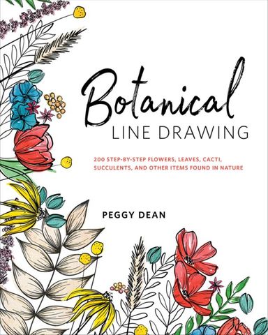 BOTANICAL LINE DRAWING 200 STEP BY STEP