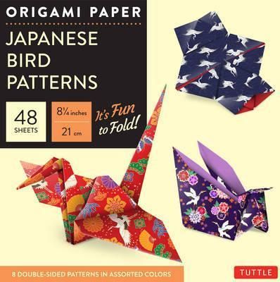 ORIGAMI JAPANESE BIRD PATTERNS LARGE
