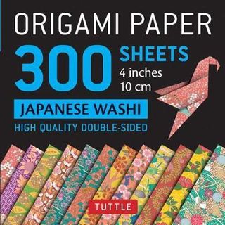 ORIGAMI PAPER JAPANESE WASHI 10CM 300 SHEETS