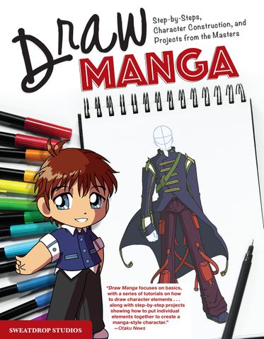 DRAW MANGA STEP BY STEP CHARACTER CONSTRUCTION