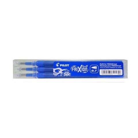 PILOT FRIXION ERASABLE REFILL FINE BLUE 3 PACK