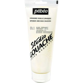 PEBEO STUDIO GOUACHE 220ML PERMANENT WHITE