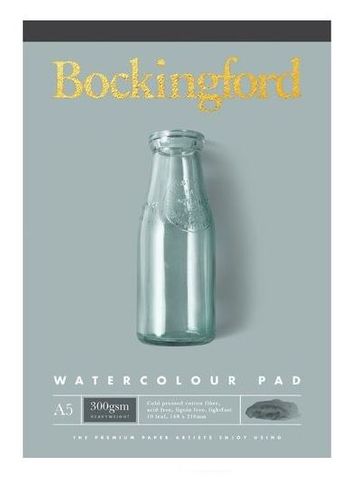 BOCKINGFORD WATERCOLOUR PAD 300GSM CP A5