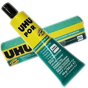 UHU POR EXPANDED POLYSTYRENE GLUE 50ML