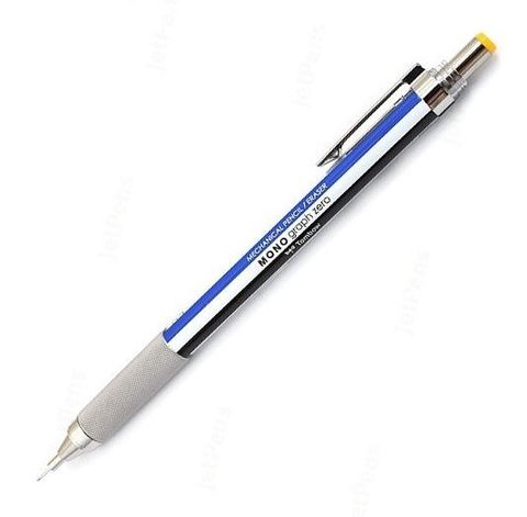 TOMBOW MONOZERO MECH PENCIL METAL GRIP 0.5 STRIPE