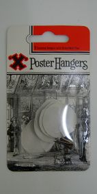 POSTER HANGERS WITH BRASS HEAD PINS PKT6