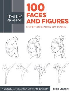 100 FACES AND FIGURES REALISTIC LINE DRAWING