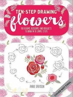 FLOWERS 10 STEPS DRAW 75 FLOWERS