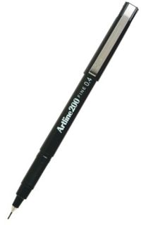 ARTLINE 200 FINELINER PEN 0.4MM BLACK