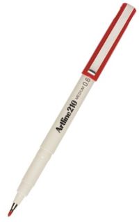 ARTLINE 210 FINELINER PEN 0.6MM RED