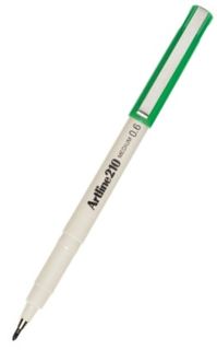 ARTLINE 210 FINELINER PEN 0.6MM GREEN