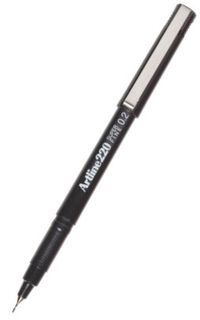 ARTLINE 220 FINELINER PEN 0.2MM BLACK