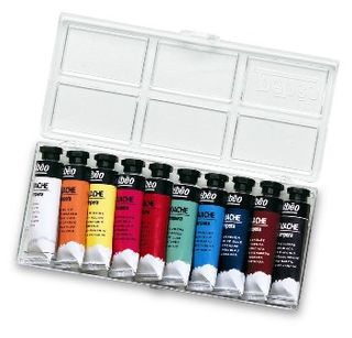 PEBEO GOUACHE TEMPERA SET 10 X 10ML TUBE