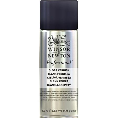 W&N GLOSS VARNISH 400ML AEROSOL