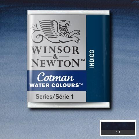 W&N COTMAN HALF PAN INDIGO