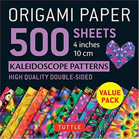 ORIGAMI PAPER 500 SHEETS KALEIDOCOPE
