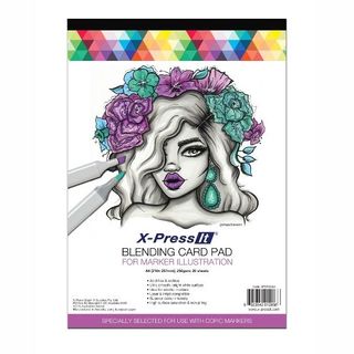 X-PRESS IT BLENDING CARD MARKER PAD A4 20 SHEET