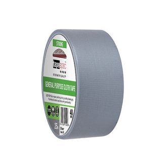 GENERAL PURPOSE CLOTH TAPE 48MMX25M SILVER