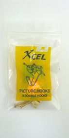 XCEL PICTURE HOOKS 320 DOUBLE PKT3