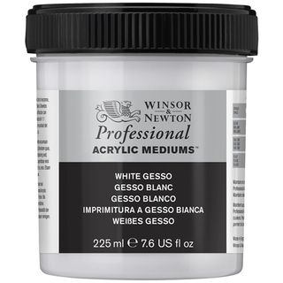 W&N PROFESSIONAL ACRYLIC GESSO WHITE 225ML