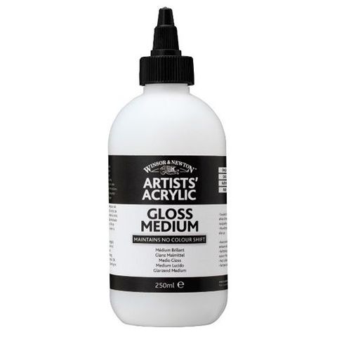 W&N ARTIST ACRYLIC GLOSS MEDIUM 250ML