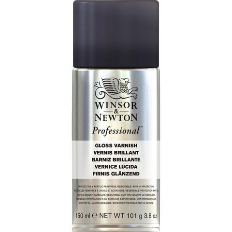 W&N GLOSS VARNISH 150ML AEROSOL