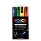 POSCA MARKER MEDIUM BULLET TIP 2.5MM ASSTD SET 4