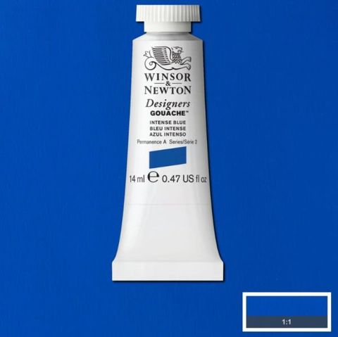 W&N D GOUACHE 14ML S2 INTENSE BLUE