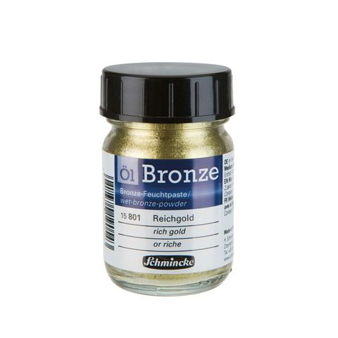 SCHMINCKE OIL BRONZE 50ML RICH GOLD